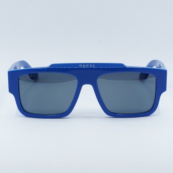 NWT Gucci GG1460S - 004 Blue Sunglasses - Picture 3 of 7